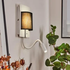 Lampes En Tissu-hofstein Applique murale Beaverton LED Blanc, 2 lumières