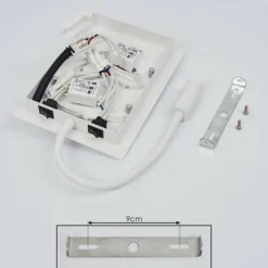 Lampes En Tissu-hofstein Applique murale Beaverton LED Blanc, 2 lumières