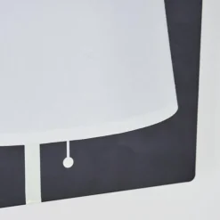 Lampes En Tissu-hofstein Applique murale Beaverton LED Noir, 1 lumière