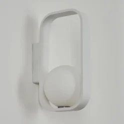 hofstein Applique murale Beland Blanc, 1 lumière