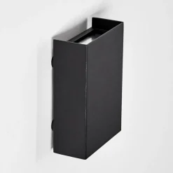 hofstein Applique murale Benin LED Noir, 1 lumière