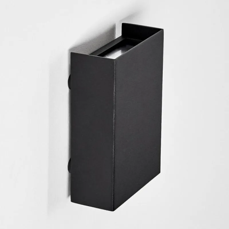 hofstein Applique murale Benin LED Noir, 1 lumière