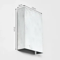 hofstein Applique murale Benin LED Nickel mat, 2 lumières