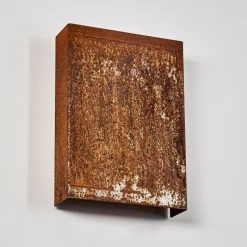 hofstein Applique murale Benin LED Rouille, 2 lumières