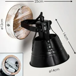 Lampes Dorées-hofstein Applique murale Berkeley Or, Blanc, 1 lumière