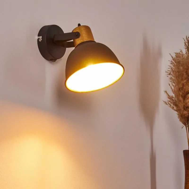 hofstein Applique murale Blackburn Noir, 1 lumière