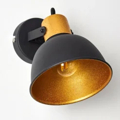 hofstein Applique murale Blackburn Noir, 1 lumière