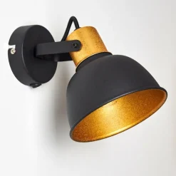 hofstein Applique murale Blackburn Noir, 1 lumière