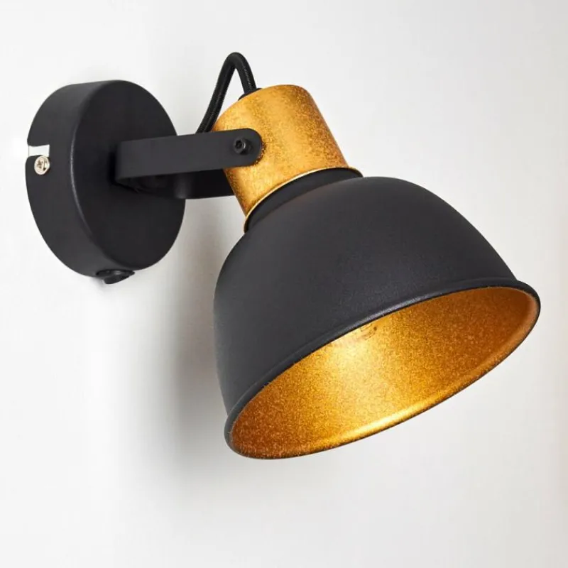 hofstein Applique murale Blackburn Noir, 1 lumière