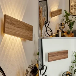 Luminaires Scandinaves-hofstein Applique murale Blandford LED Gris, Écru, 10 lumières