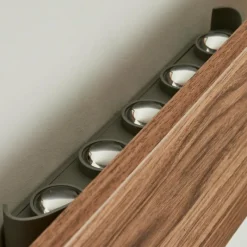 Luminaires Scandinaves-hofstein Applique murale Blandford LED Gris, Écru, 10 lumières