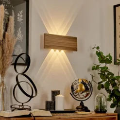 Luminaires Scandinaves-hofstein Applique murale Blandford LED Gris, Écru, 6 lumières