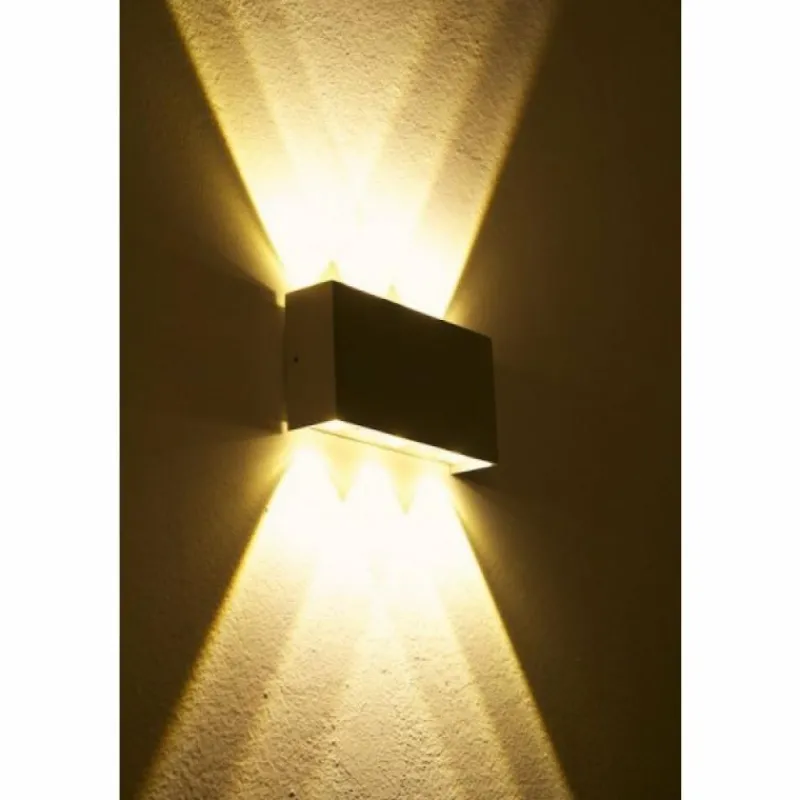 hofstein Applique murale Bleuchten Stream LED Aluminium, 6 lumières