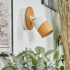 Luminaires Scandinaves-hofstein Applique murale Blondo Blanc, 1 lumière