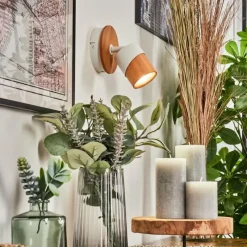 Luminaires Scandinaves-hofstein Applique murale Blondo Blanc, 1 lumière