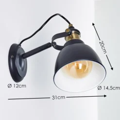 Luminaires Rustiques-hofstein Applique murale Bodafors Bruni, 1 lumière