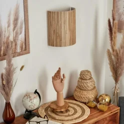 Luminaires Scandinaves-hofstein Applique murale Bongal Noir, 1 lumière