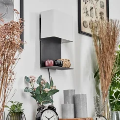 Lampes En Tissu-hofstein Applique murale Bonigen LED Noir, 1 lumière