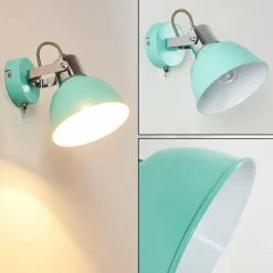 hofstein Applique murale Borik Turquoise, 1 lumière