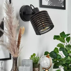 Luminaires Scandinaves-hofstein Applique murale Boula Noir, 1 lumière