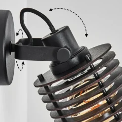 Luminaires Scandinaves-hofstein Applique murale Boula Noir, 1 lumière