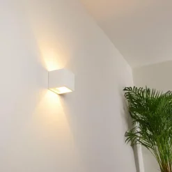 hofstein Applique murale Braslo Blanc, 1 lumière