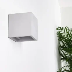 hofstein Applique murale Braslo Gris, 1 lumière