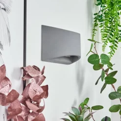 hofstein Applique murale Braslo Gris, 1 lumière