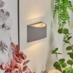 hofstein Applique murale Braslo Gris, 1 lumière