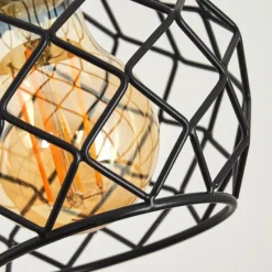 Lampes Vintages & Rétros-hofstein Applique murale Bridgeport Noir, 1 lumière