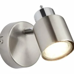 Luminaires Brilliant Applique murale Brilliant ANDRES Chrome, Nickel mat, 1 lumière* Appliques