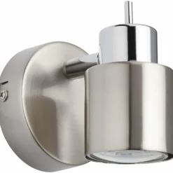 Luminaires Brilliant Applique murale Brilliant ANDRES Chrome, Nickel mat, 1 lumière* Appliques