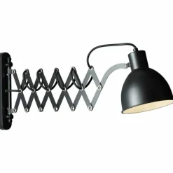 Lampes Industrielles-Luminaires Brilliant Applique murale Brilliant Sandra Noir, 1 lumière