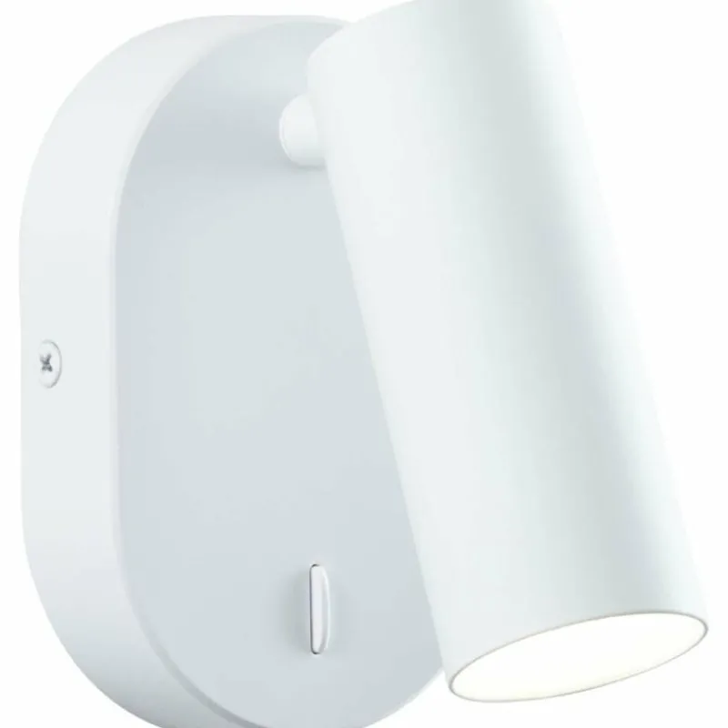 Luminaires Brilliant Applique murale Brilliant Soeren LED Blanc, 1 lumière* Spots Et Projecteurs