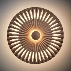 Luminaires Brilliant Applique murale Brilliant Phinx LED Brun, Crème, 1 lumière* Appliques