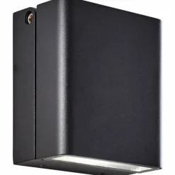 Luminaires Brilliant Applique murale Brilliant Toya LED Noir, 1 lumière