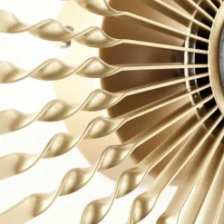 Lampes Dorées-Luminaires Brilliant Applique murale Brilliant Mendoza Or, 1 lumière