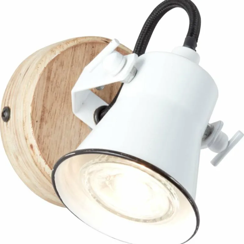 Luminaires Scandinaves-Luminaires Brilliant Applique murale Brilliant Seed Bois clair, Blanc, 1 lumière