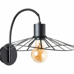 Lampes Industrielles-Luminaires Brilliant Applique murale Brilliant-Leuchten Leika Noir, 1 lumière