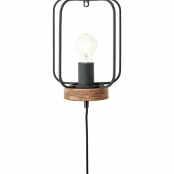 Lampes Vintages & Rétros-Luminaires Brilliant Applique murale Brilliant-Leuchten Tosh Bois foncé, 1 lumière