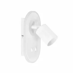 Lampes Industrielles-Luminaires Brilliant Applique murale Brilliant Kimon Blanc, 1 lumière