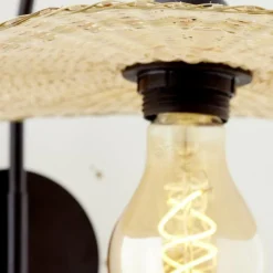 Luminaires Rustiques-Luminaires Brilliant Applique murale Brilliant Jefter Noir, 1 lumière