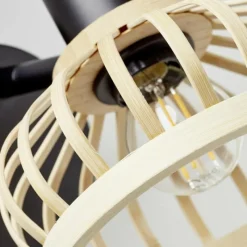 Luminaires Rustiques-Luminaires Brilliant Applique murale Brilliant Norah Noir, 1 lumière