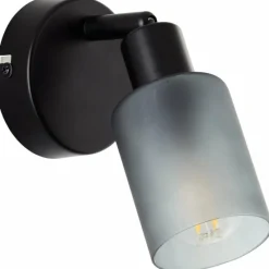 Luminaires Brilliant Applique murale Brilliant Loralie Noir, 1 lumière