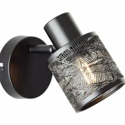 Luminaires Scandinaves-Luminaires Brilliant Applique murale Brilliant Bano Noir, 1 lumière