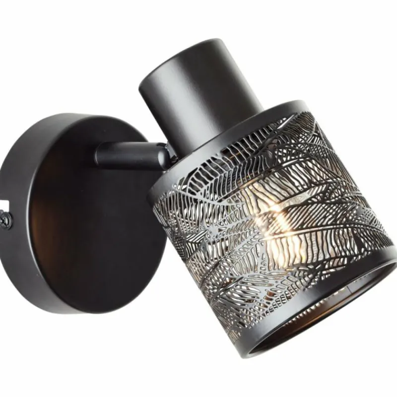 Luminaires Scandinaves-Luminaires Brilliant Applique murale Brilliant Bano Noir, 1 lumière