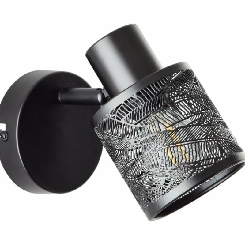 Luminaires Scandinaves-Luminaires Brilliant Applique murale Brilliant Bano Noir, 1 lumière