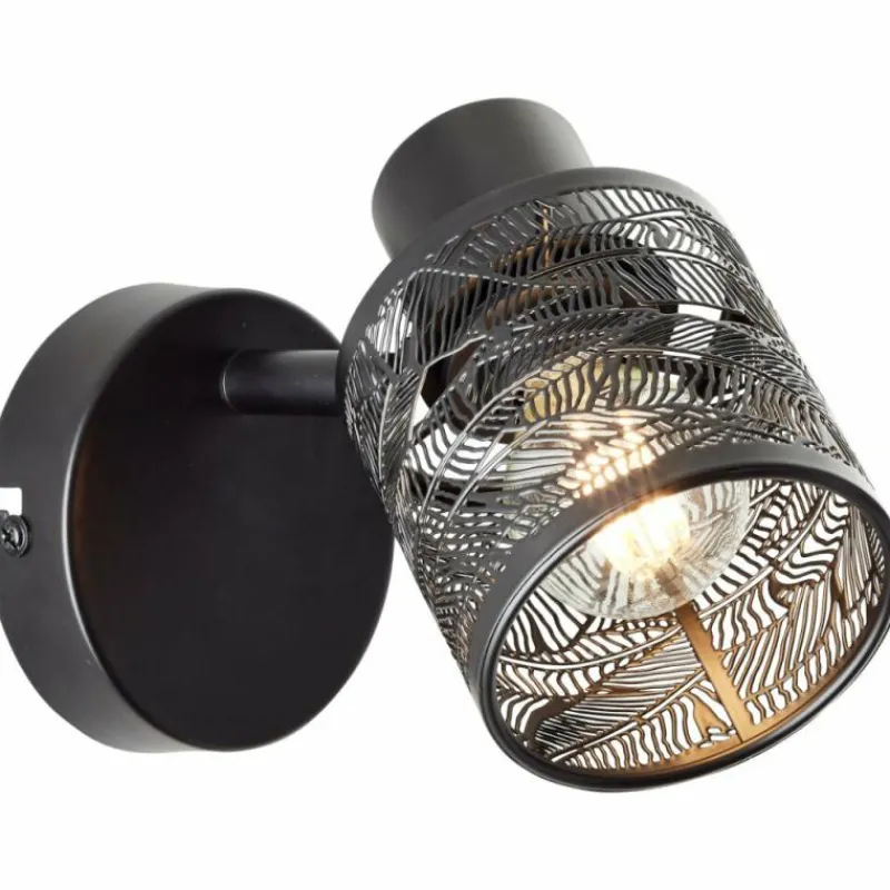 Luminaires Scandinaves-Luminaires Brilliant Applique murale Brilliant Bano Noir, 1 lumière