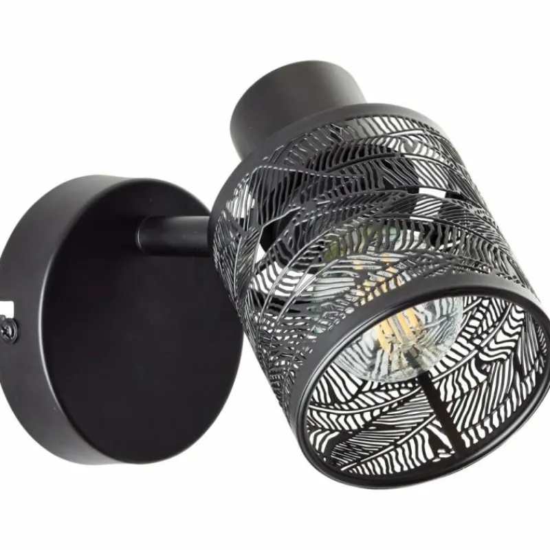 Luminaires Scandinaves-Luminaires Brilliant Applique murale Brilliant Bano Noir, 1 lumière