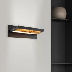 Luminaires Brilliant Applique murale Brilliant Chaumont LED Noir, 1 lumière* Éclairage Led